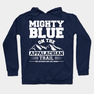 Mighty Blue design (all white) Hoodie